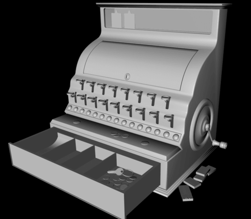Download free STL file Cash register • Model to 3D print ・ Cults